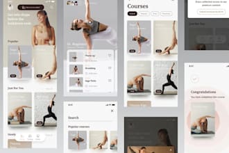 develop a fitness app, a fitness website, a yoga fitness app, diet app gym app