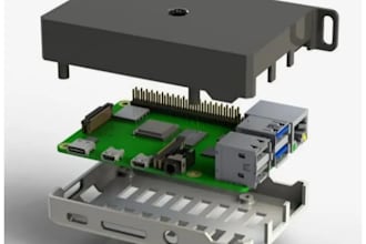 design pcb enclosure, product casing, cnc, mechanical product for 3d printing