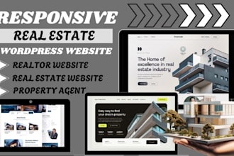build  a property agent website using wordpress