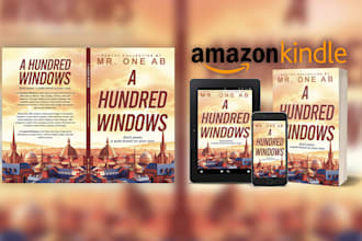 create a stunning book cover for print and ebook