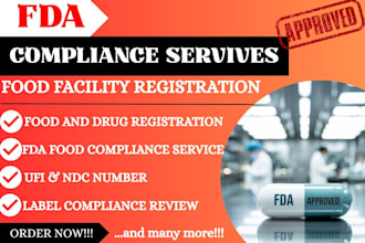 do fda, epr, epa registration import for food, drug,cosmetic product compliance
