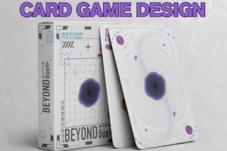 create stunning custom playing card designs, poker cards, card box mockup design