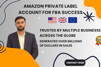 be your amazon private label account manager