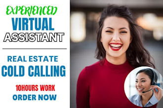 be your virtual assistant for real estate wholesale cold calling set appointment
