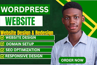 design a custom, responsive wordpress website with SEO and speed optimization