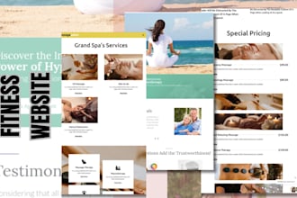 create a professional fitness website that converts visitors into client