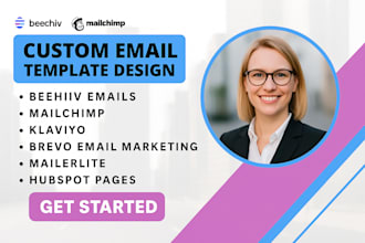 design klaviyo mailerlite brevo mailchimp email marketing template newsletter