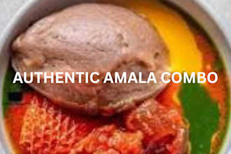 do amala with gbegiri, ewedu and eran egbe