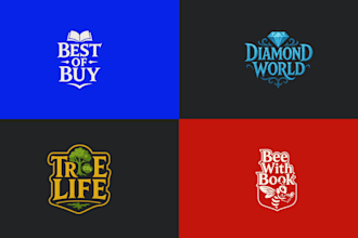 create typography and text logo design