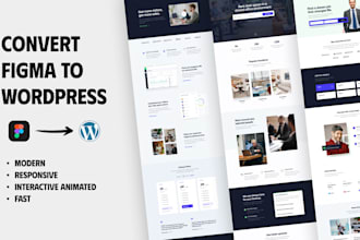 turn your figma file into a responsive wordpress site