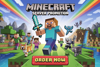 minecraft server promotion, fivem server promotion and active minecrafts player