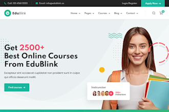 create modern coaching course website or kajabi website to sell knowledge online