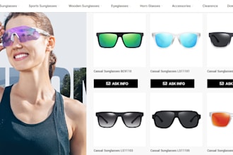 design best selling sunglasses shopify eyeglass store wristwatch fashion website