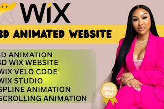 create 3d animated wix website 3d wix spline animation wix animation