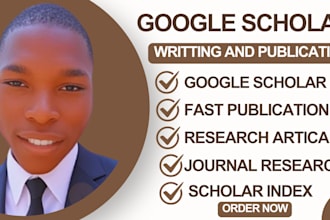 write and publish article, increase citations on google scholar indexed journal
