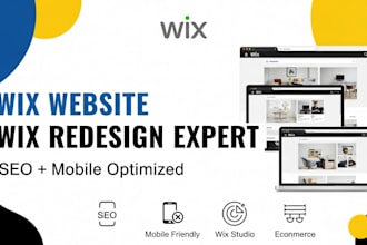 wix website design redesign wix website wix studio website wix velo wix booking