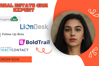 setup propertycrm, boldtrail, ixact contact liondesk follow up boss top producer
