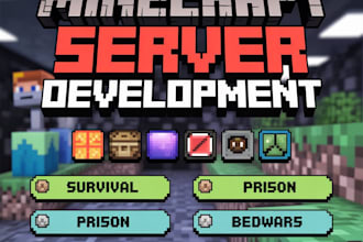make quality custom plugins for your minecraft servers