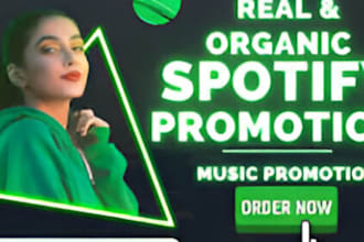 do organic spotify music promotion, spotify album promotion and make it viral