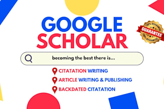 write and publish your article in high index peer review journals google scholar