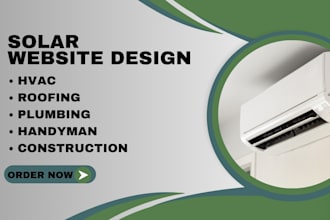 solar website roofing website construction website plumbing website handyman