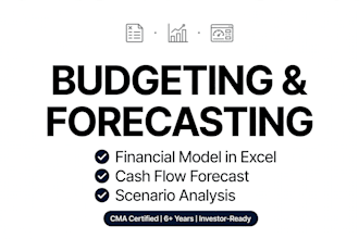create a business budget and financial forecast