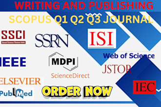 do free research article write and publish on scopus isi ssci scie q1 q2 q3