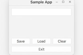 create a custom python desktop application or tool for windows