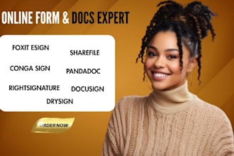 setup conga sign sharefile foxit esign pandadoc rightsignature docusign drysign
