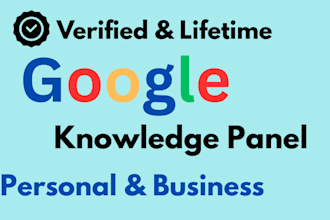 create active standard google panel knowledge graph for personal, company brand