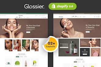 design shopify beauty store shopify skincare store beauty and skincare website