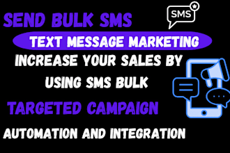 send out  successful spam sms, bulk sms, text messages, sms marketing bulk email