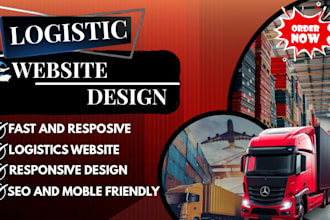 create a custom logistics website dispatch freight courier website on wordpress