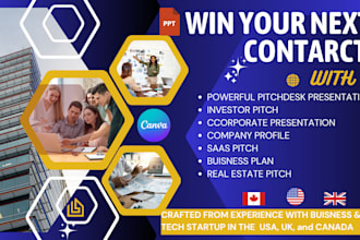 design investor ready real estate, saas tech start up business plan pitch deck