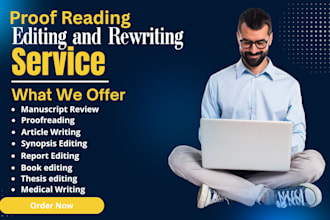 professionally proofread, edit, and beta read your manuscript or book