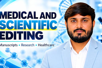 proofread and edit medical and scientific manuscripts