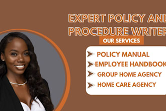 write homecare policies and procedures, business plan employee handbook