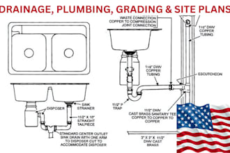 design precise drainage, plumbing, grading and water supply plans for your site