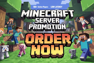 promote your minecraft hosting company with organic content