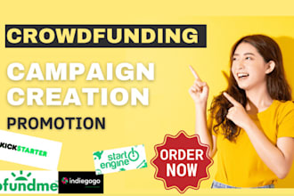 promote your fundme crowdfunding campaign kickstarter, gofundme get 50m donors