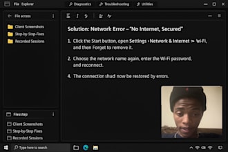 fix PC internet wifi email or tech issues remotely fast IT support