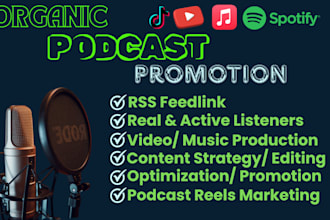 do organic podcast promotion podcast marketing podcast fan growth optimization