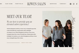 design a luxury beauty, cosmetic, salon, spa massage website with online booking