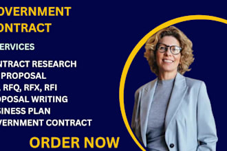 professionally write contract research, bid proposals, rfp, rfq, rfx, rfi