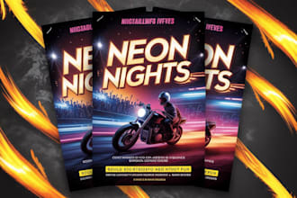 design banner tourpromo music concert event poster campaign vintage retro flyer