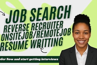 be your reverse recruiter to search and apply for remote jobs and resume writing