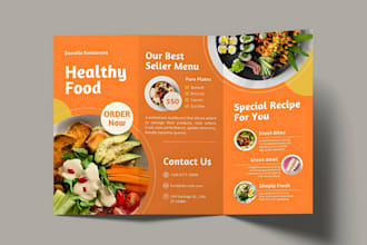 do company profile bifold trifold brochure digital business brochure media kit