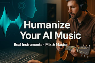 humanize and enhance your ai generated song with real instruments