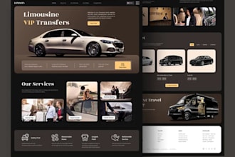 design wordpress taxi booking, chauffeur, limousine website with booking system