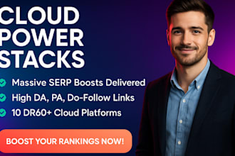 build powerful permanent cloud backlinks from dr65 to dr95 cloud platforms